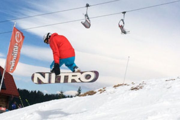 snowboarding
